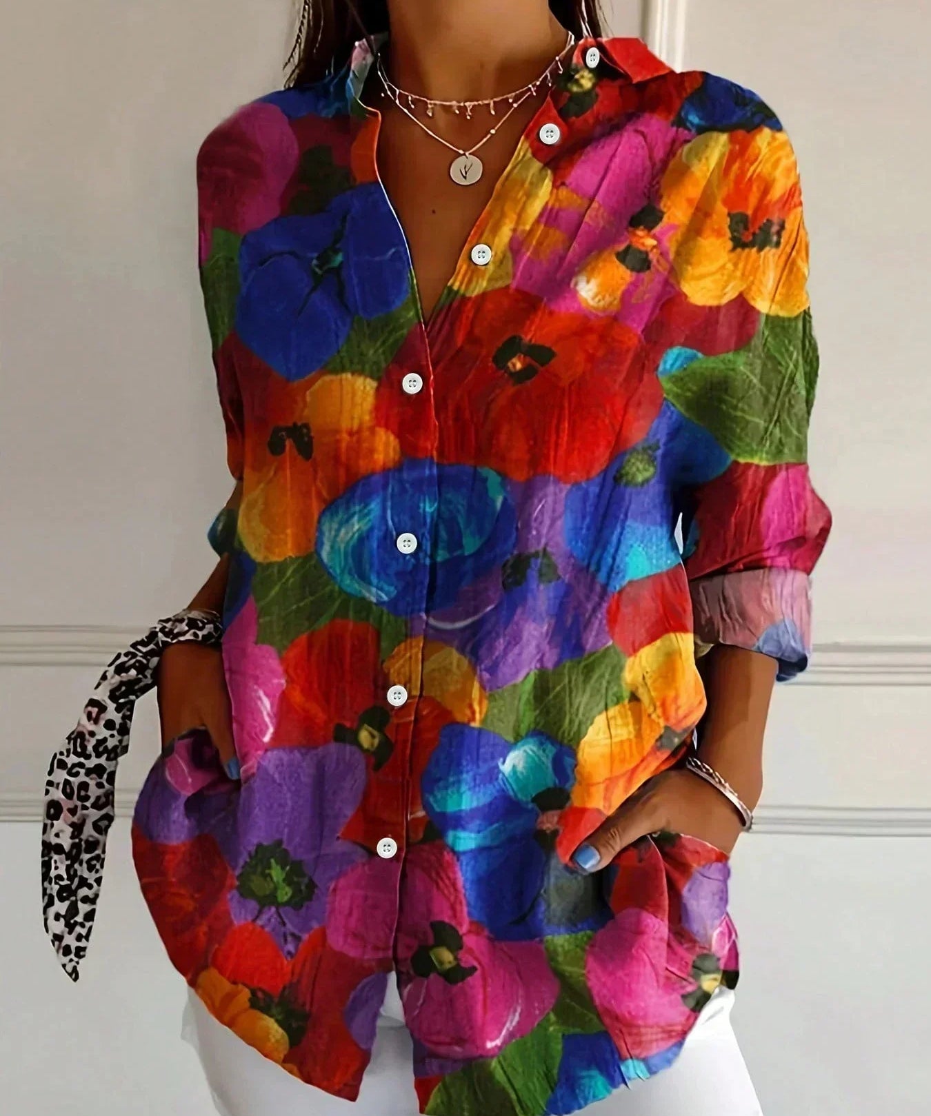 Ewelina | Blusa de diseño colorido