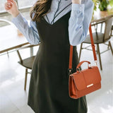 Bolso de hombro chic-retro para mujeres – cuero PU de alta calidad