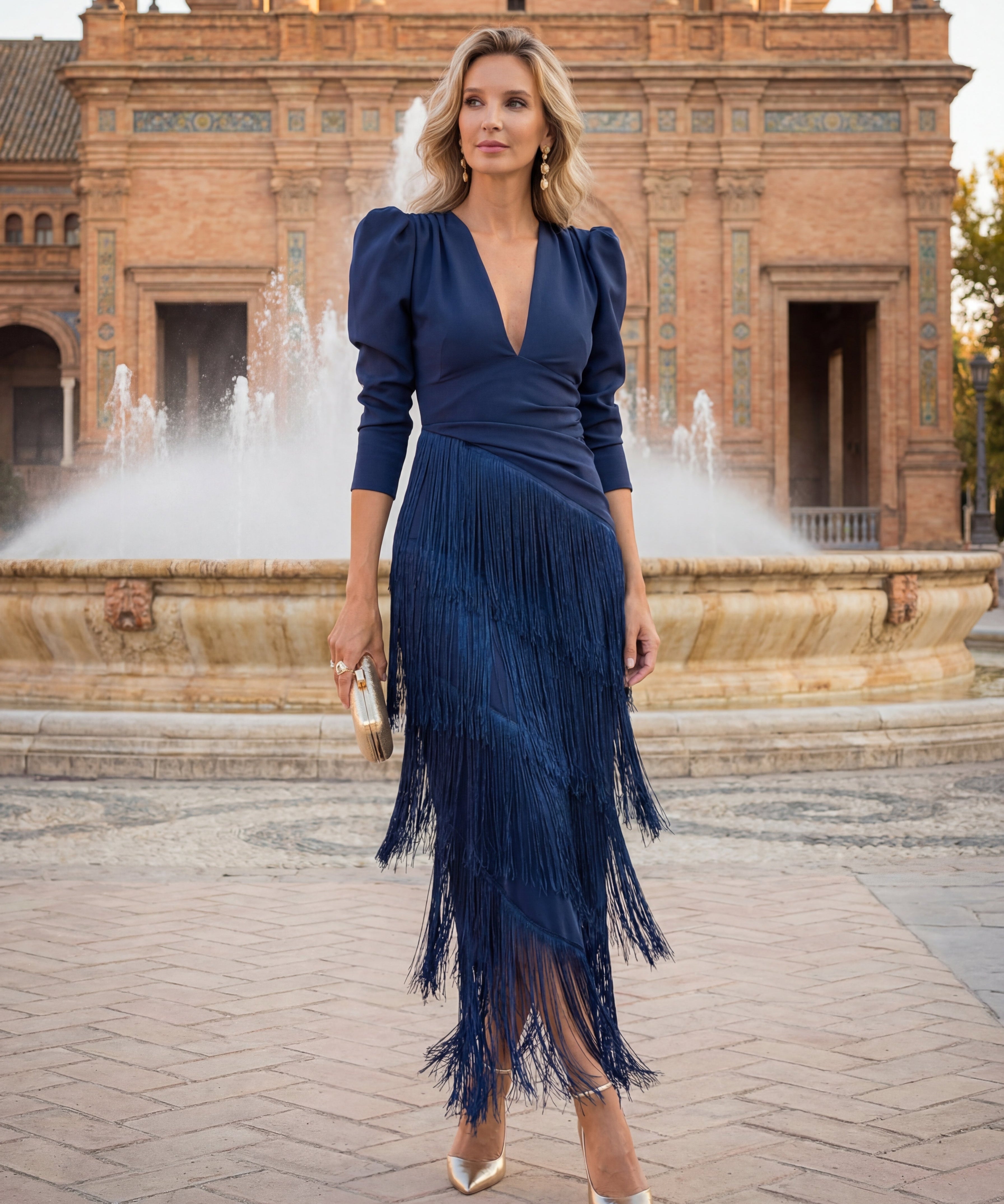 Frida | Vestido con flecos