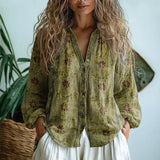 Irra | Blusa Vintage con Estampado