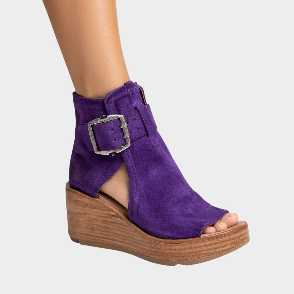 Orélisse | Botines con cuña y punta abierta