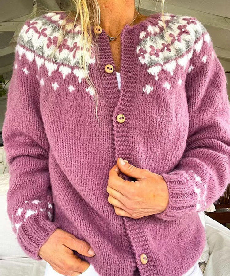 Carolina | Cárdigan rosa
