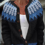 Marjatta | Chaqueta de punto azul