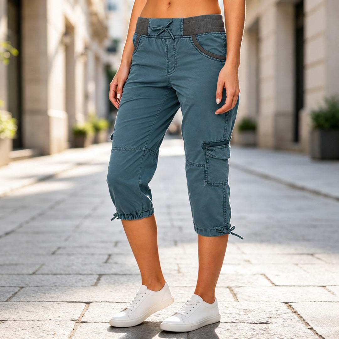 Guadalupe | Pantalón capri cargo