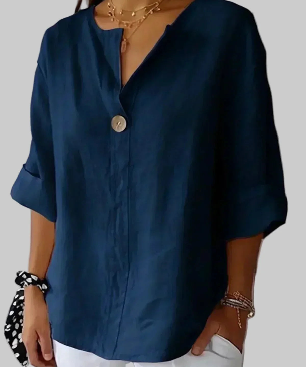 Kamila | Blusa holgada con escote en V