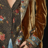 Juana | Blazer patchwork con flores vintage