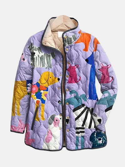 Lila Estampado