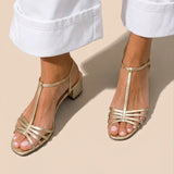 Alegra | Sandalias de tacón bajo