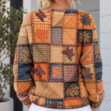 Cecilia | Cárdigan patchwork de punto con botones