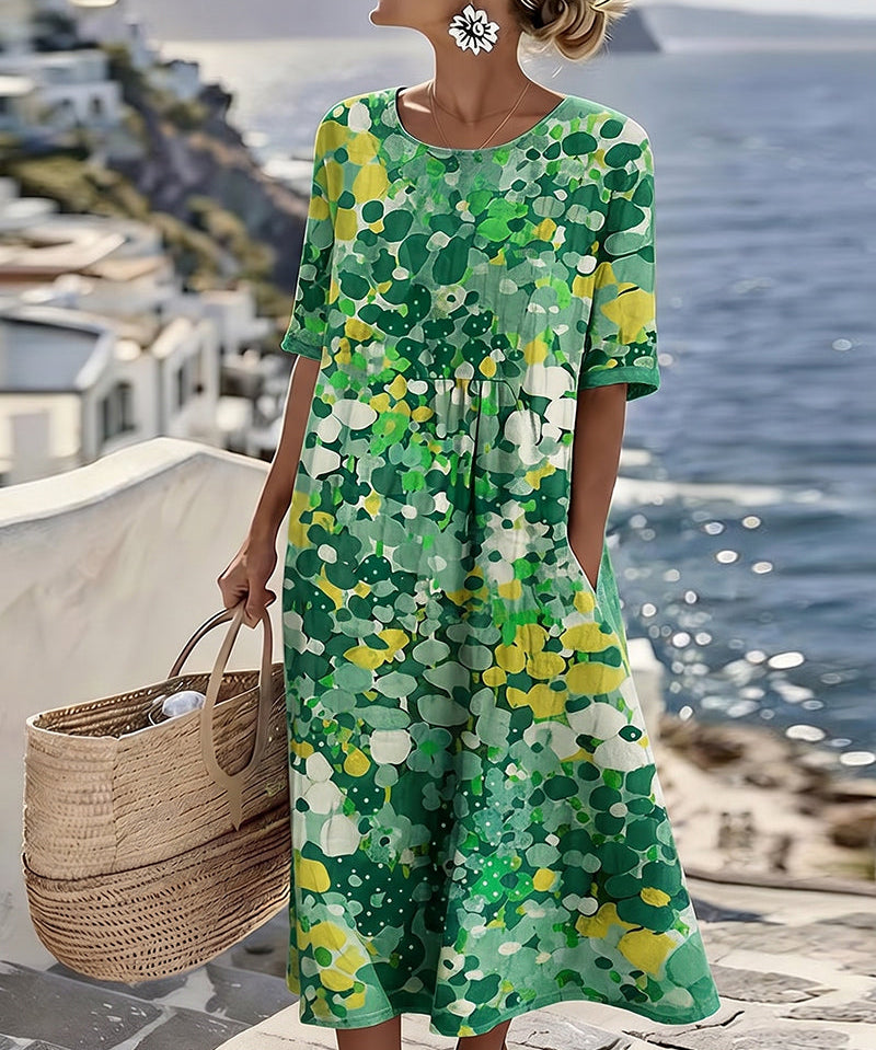 Flora | Suave vestido midi floral