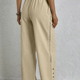 Valeria | Pantalón relajado con botones