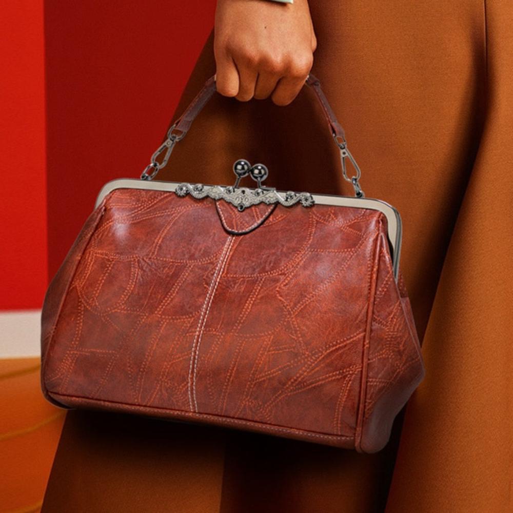 Bolso vintage con cierre de clic