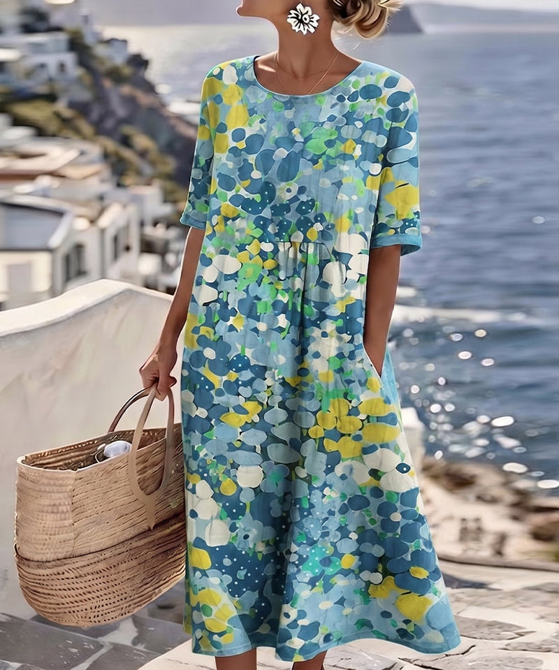 Flora | Suave vestido midi floral