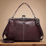 Bolso vintage con cierre de clic