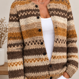 Gabriela | Cárdigan de punto con patrón Fair Isle