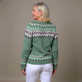 Margarita | Cárdigan verde con cuello