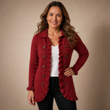 Teresa | Chaqueta de punto con volantes