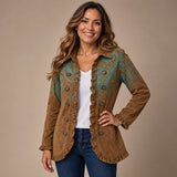 Rocío | Chaqueta de cachemira con volantes