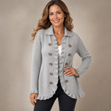 Elvira | Chaqueta de punto con volantes