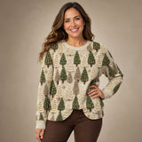 Araceli | Jersey con árboles navideños