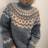 GRACIELA | Suéter de Cuello Alto Jacquard