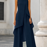 Elena | Conjunto de ceremonia con pantalón de pierna ancha