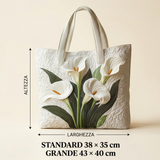 Jimena | Bolso de mano acolchado con flores