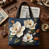 Lucero | Bolso acolchado con magnolias