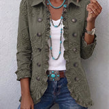 Citlali | Chaqueta bordada con volantes