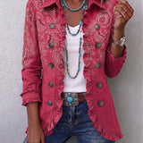 Lorena | Chaqueta de cachemira con volantes