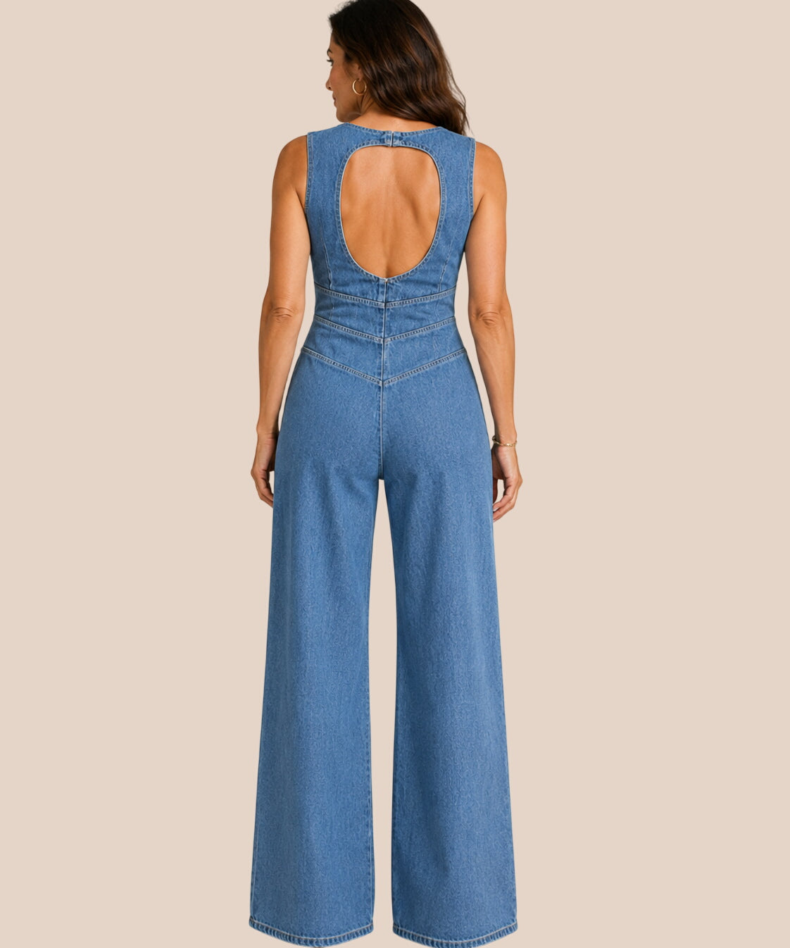 Alejandra | Mono elegante de mezclilla